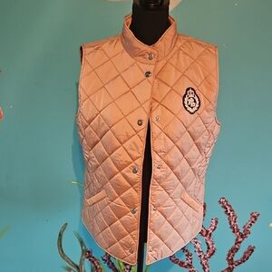 Lauren Ralph Lauren Quilted Tan Vest